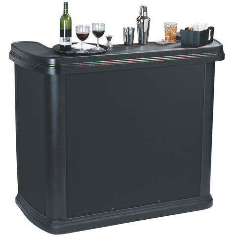 Table - Bar - Portable, Black