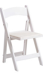 Chair - Folding - White Padded