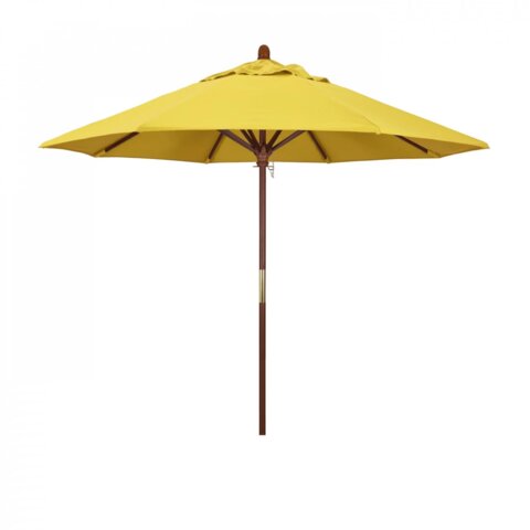 Decor - 9' Yellow Linen Umbrella