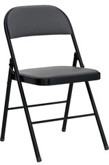 Padded black chairs