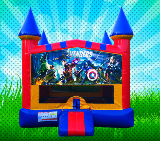 SUPER HEROS Primary Colors Bounce House