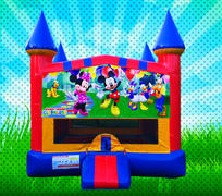 MOUSE HOUSE! Primary Colors Bounce House 