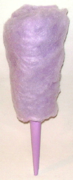 Grape Cotton Candy Sugar And Cones