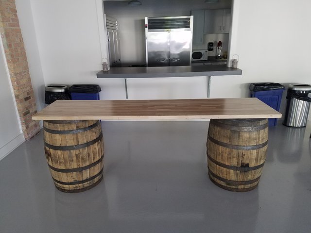 Two Whiskey Barrel Bar 