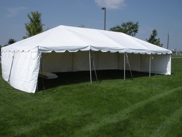 Solid White Tent Sidewalls