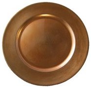 13" Copper Charger Plate