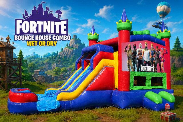 Fortnite Bounce House Combo Wet or Dry Fortnite Bounce House Combo Wet or Dry