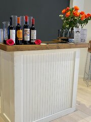 4ft Garden Wood Bar