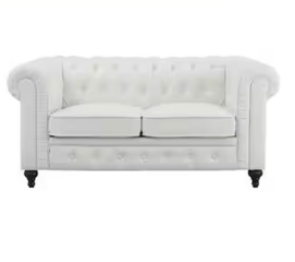 White Sofa - Leather