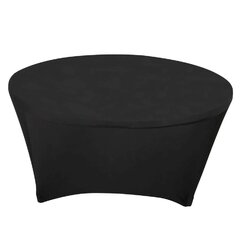 6ft Round Stretch Black