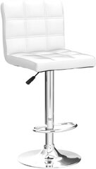 Leather Bar Stools - White