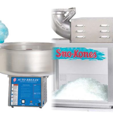 Cotton Candy & Sno Cone Machine Package