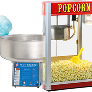 Cotton Candy & Popcorn Machine Package