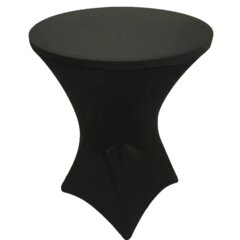 Bistro Spandex Table Linen (Black)
