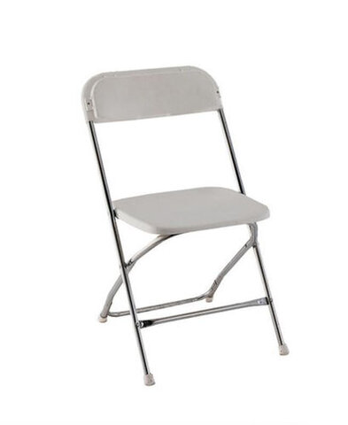 Standard Chairs - White and Chrome Standard Chairs - White and Chrome