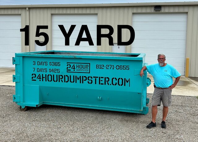 15 Yard Dumpster - 7 Night Rental 15 Yard Dumpster - 7 Night Rental