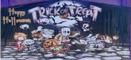 Bounce House Banner - Trick or Treat Bounce House Banner - Trick or Treat