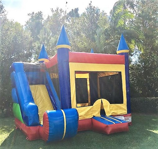 Castle Combo (Dry) 3-in-1 w/ Basketball Hoop Castle Combo (Dry) 3-in-1 w/ Basketball Hoop