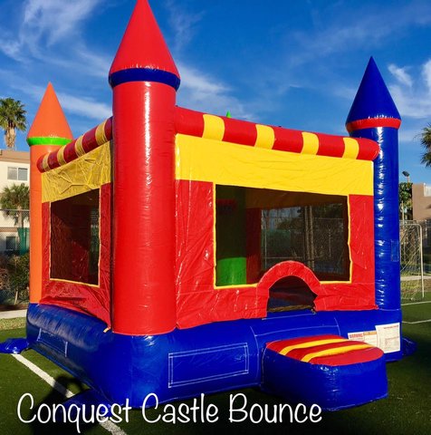 Conquest Castle Bounce 2-in-1 w/ Basketball Hoop Conquest Castle Bounce 2-in-1 w/ Basketball Hoop