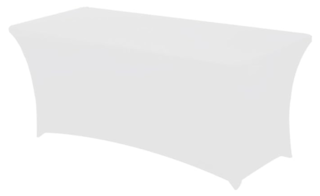 6' Rectangular Spandex Table Cover