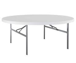 White 6ft Round Table White 6ft Round Table