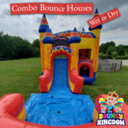 Bounce House With Pool and Slides