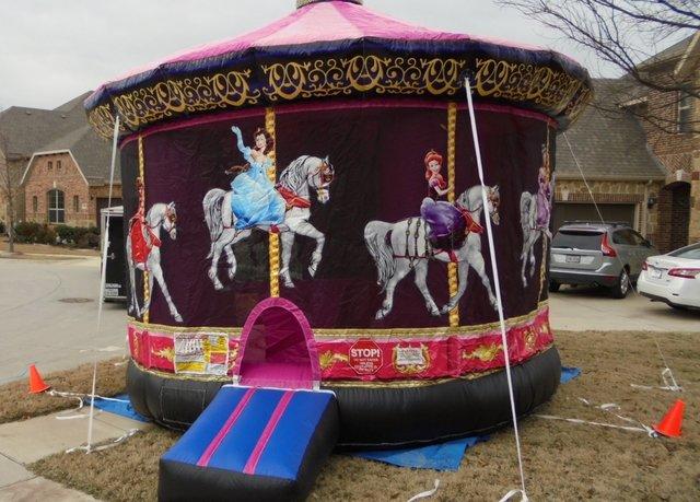 Princess Carousel Bounce House- (#13) Princess Carousel Bounce House- (#13)