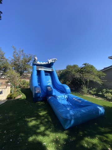Super Splash Slide Down w/pool Super Splash Slide Down w/pool