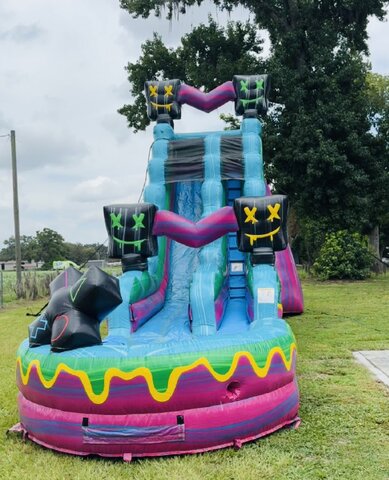 21’ Level Up Single Lane Waterslide 21’ Level Up Single Lane Waterslide