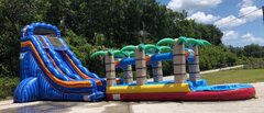 Wet 24ft Saphire Tsunami with Slip n Slide Wet 24ft Saphire Tsunami with Slip n Slide