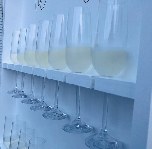 Champagne Wall with Lights Champagne Wall with Lights