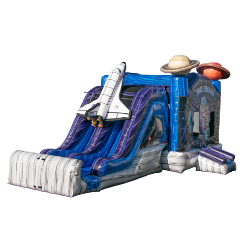 4&1 Galaxies Away Dual lane Slide Combo 4&1 Galaxies Away Dual lane Slide Combo