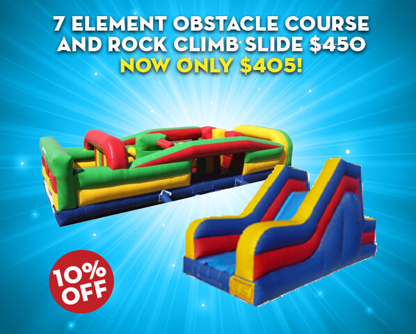 7 Element Obstacle and Rock Climb Slide 7 Element Obstacle and Rock Climb Slide