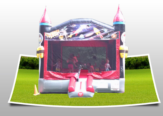 Large Rocket Ship Bounce House Large Rocket Ship Bounce House