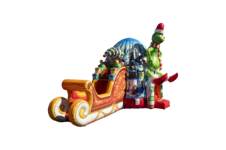 Christmas Villain Bounce House Sleigh