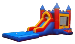 Primary ColorsBounce House Water Slide with Pool*** Watch the video ***
