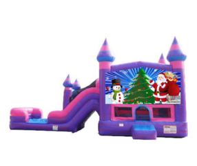 Purplish Christmas Bounce Dual Slide