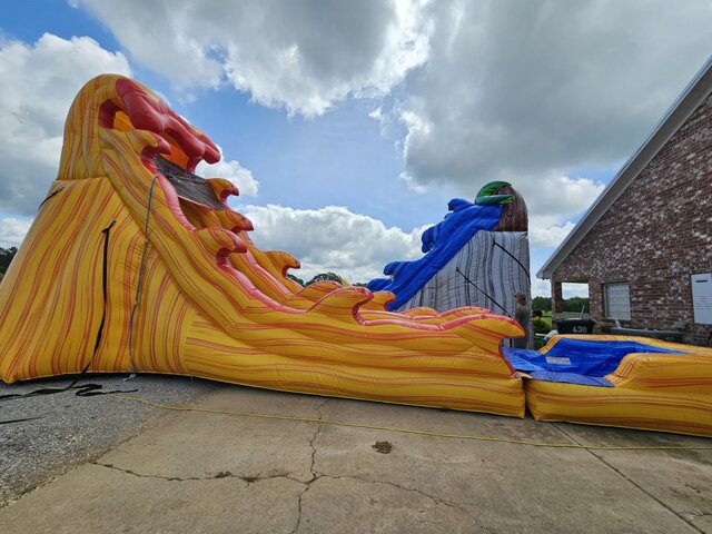 20ft Volcano Slide