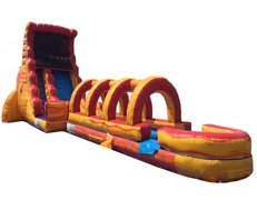 18 ft Volcano Screamer Slide W/POOL 18 ft Volcano Screamer Slide W/POOL