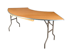 Serpentine and Half Round Tables Serpentine and Half Round Tables