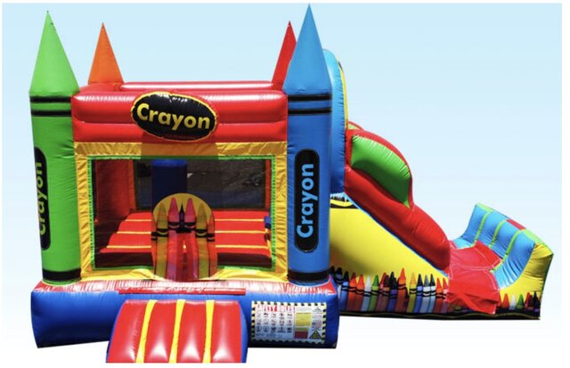 Toddler Crayon Combo Bounce House Basketball Goal Toddler Crayon Combo Bounce House Basketball Goal