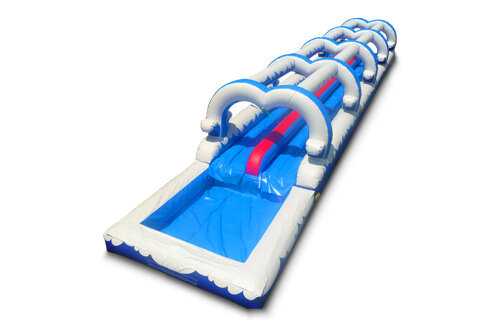 BLUE WAVE DUAL LANE SLIP AND SLIDE BLUE WAVE DUAL LANE SLIP AND SLIDE