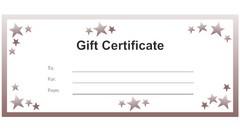 Gift Certificate Gift Certificate