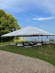 30X40 Commercial White Frame tent