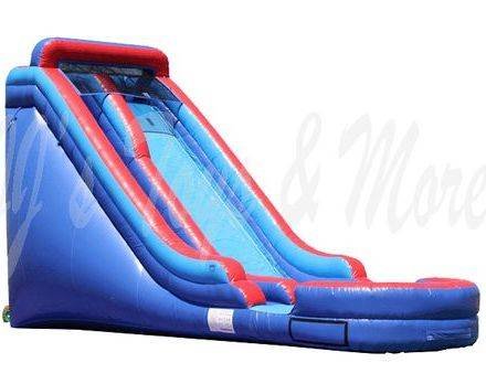 18ft Red and Blue Single Lane Slide 18ft Red and Blue Single Lane Slide