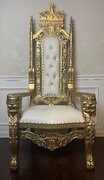 White Throne Chair