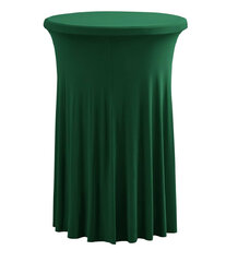 Hunter Green Flowy Spandex Cover for Cocktail Table