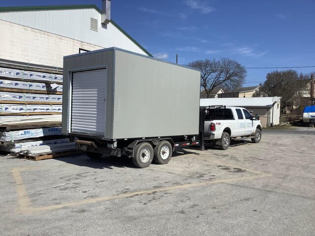 Portable Storage Shed Inventory 14'x8'x8' Rental