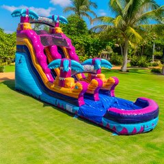 Neon Splash 16' Water Slide