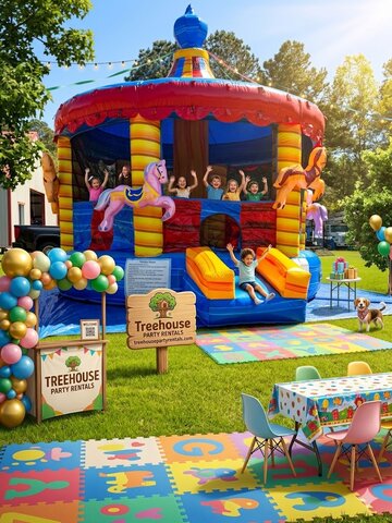 Carousel Bounce House Carousel Bounce House